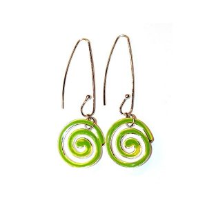 Snurr på krokar, grön