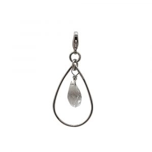 Daggdroppe, liten, transparent kristall