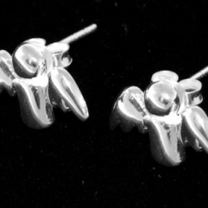 Ängel, örhängen, silverstift