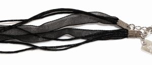 Organzarem 45-50cm svart