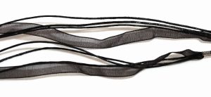 Organzarem 70 cm - svart svart