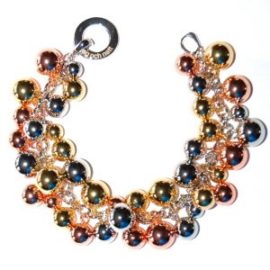 Armband med kulor i silver