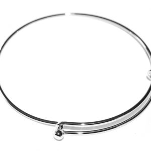 Berlockarmband stelt, silver