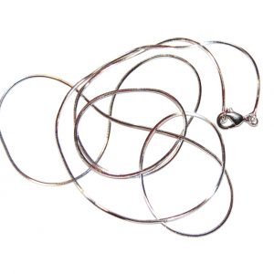Ormkedja 80 cm silver